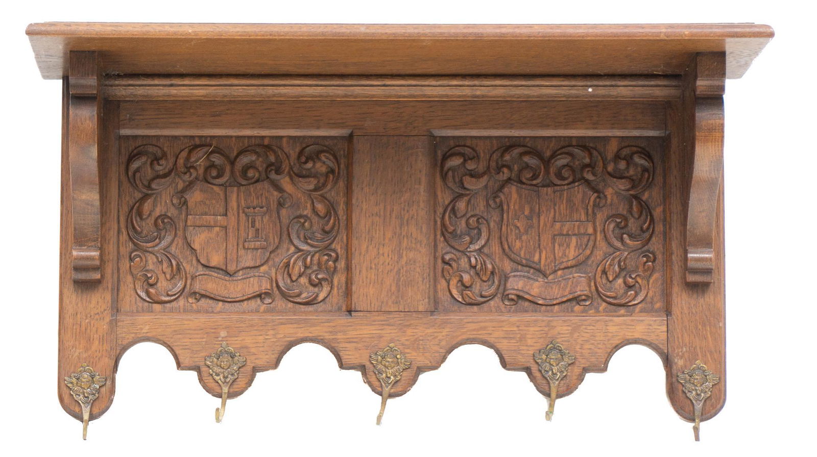 Rustic Wall Hanging Rack (1 of 4)