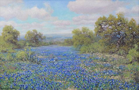 Robert Harrison, "Wimberly Hills", 2013, oil on canvas: Robert Harrison, "Wimberly Hills", 2013, oil on canvas, 20 x 30 in. canvas size Robert Harrison was born in San Antonio, Texas, and grew up in the Wimberly area. He has lived in San Antonio most of