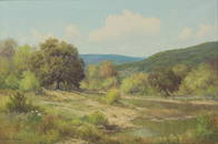 Palmer Chrisman (1913-1984), Texas hill country, oil