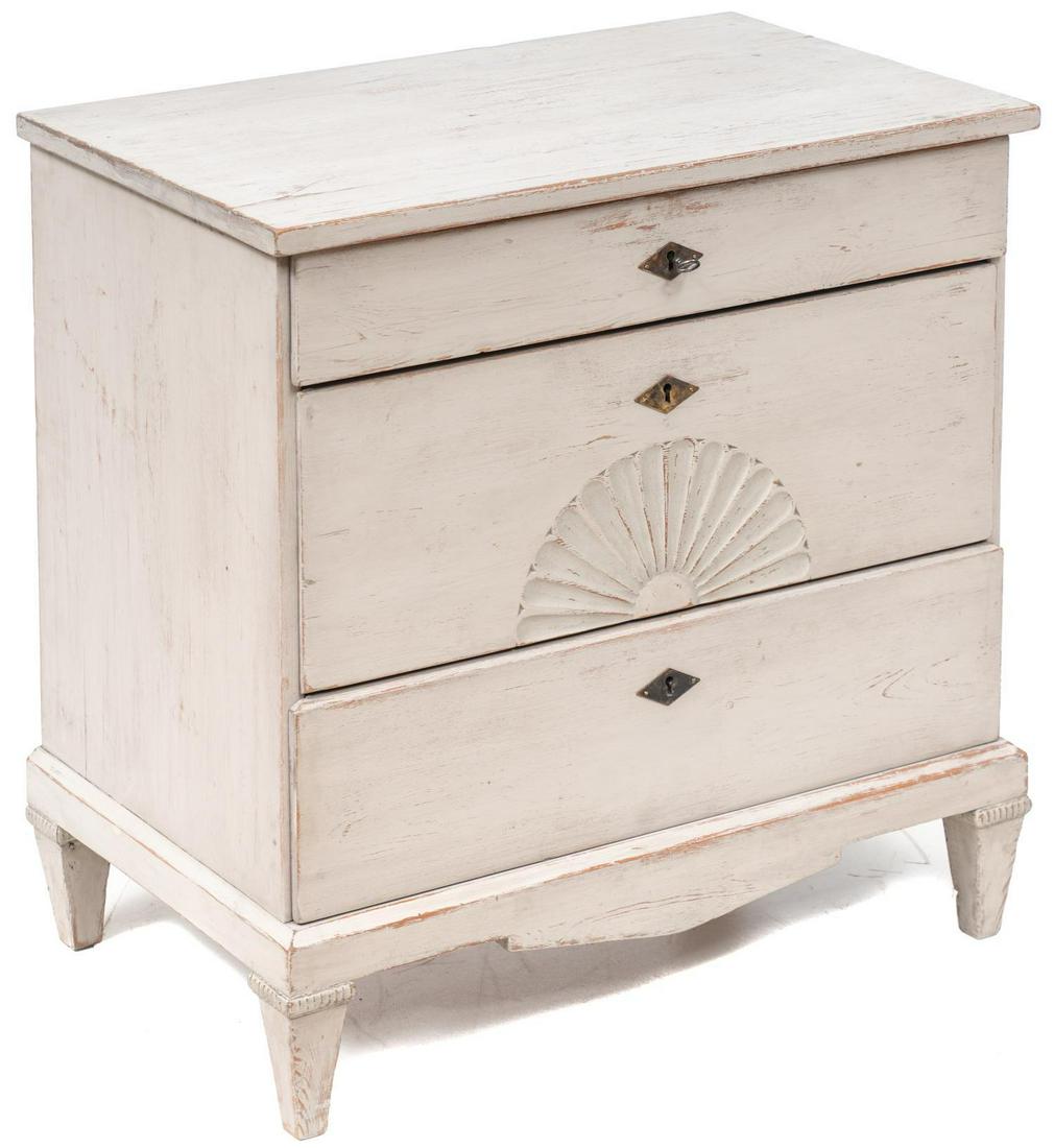 Gustavian Painted Chest of Drawers (1 of 5)
