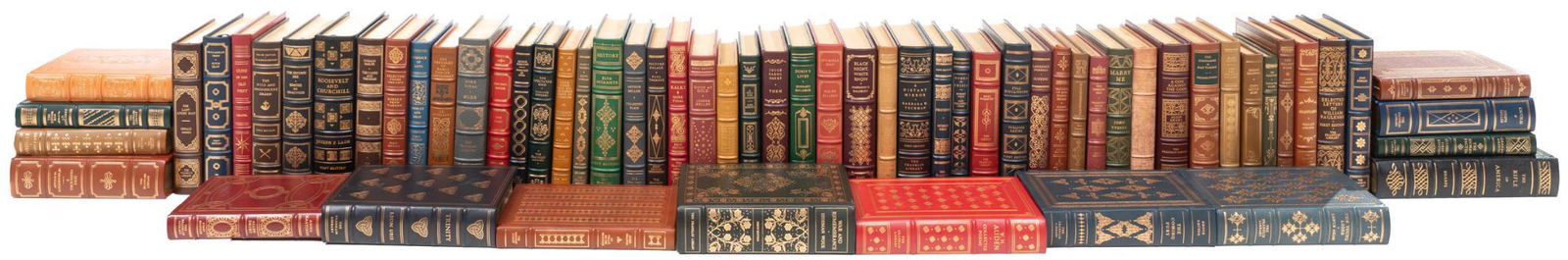 Lot of 63 Vintage Bound Books, To Include First (1 of 5)