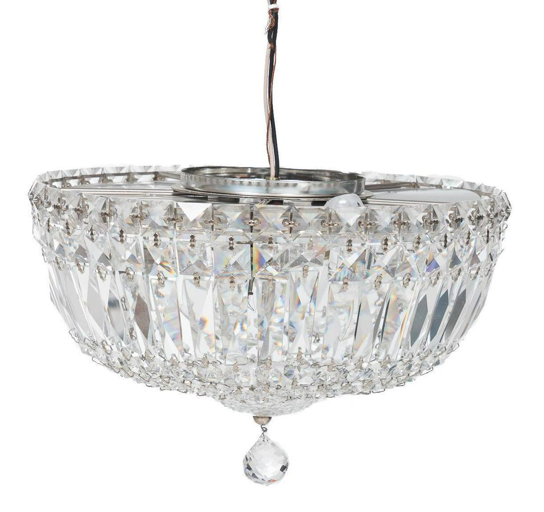 French Empire Basket Flush Light Fixture (1 of 3)