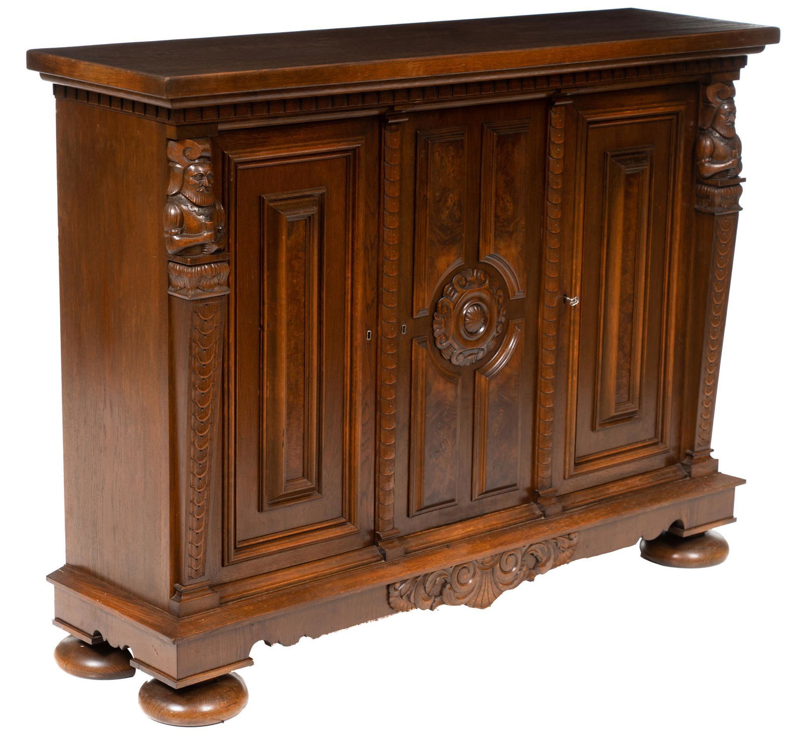 Swedish Biedermeier Figural Cabinet (1 of 4)