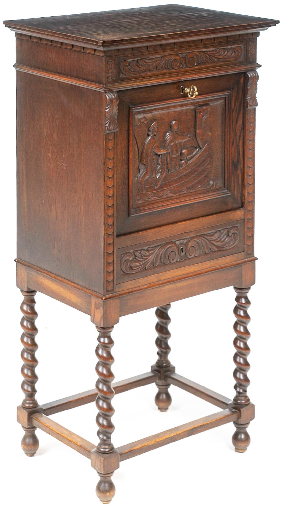 Dutch Figural Cabinet on Stand (1 of 4)