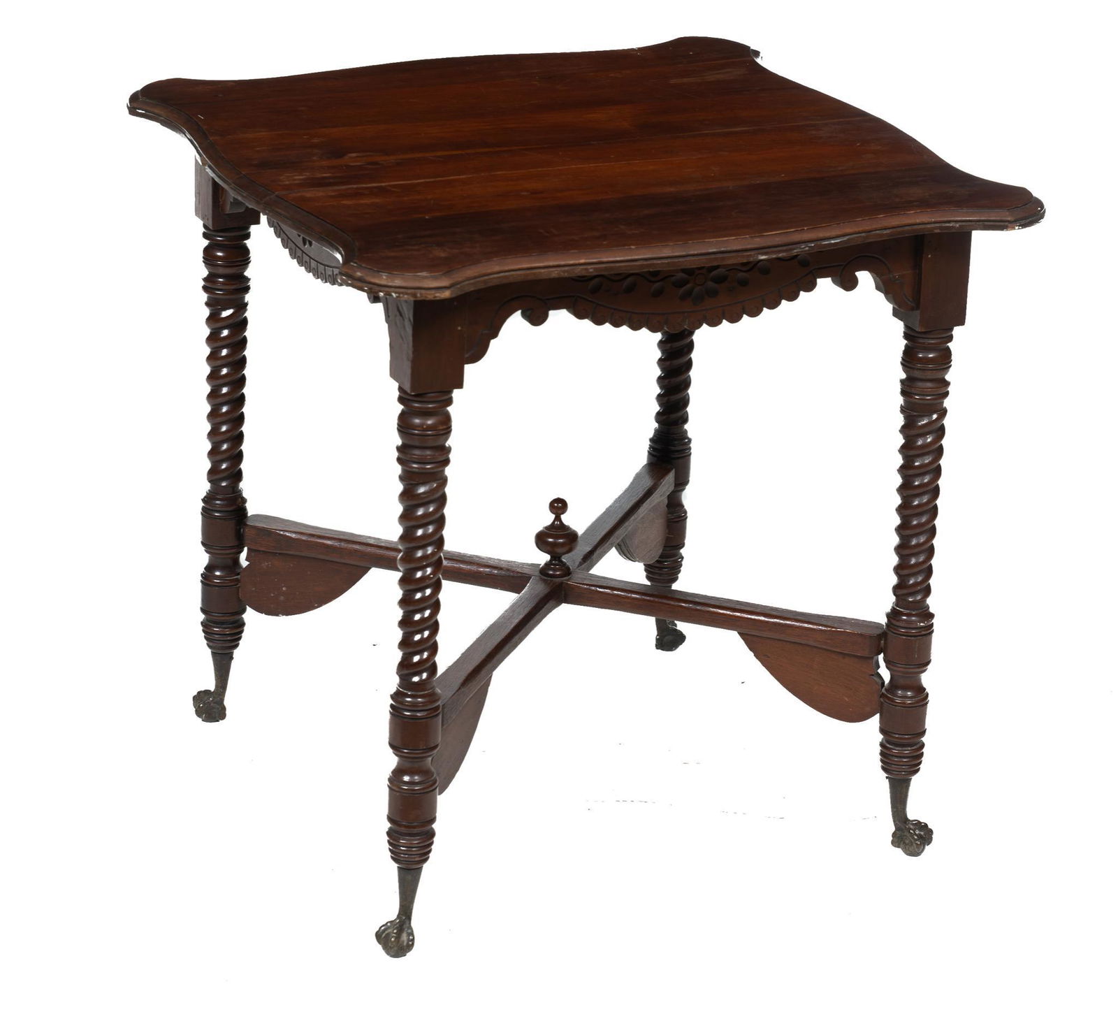 Eastlake-Style Barley Twist Occasional Table (1 of 4)