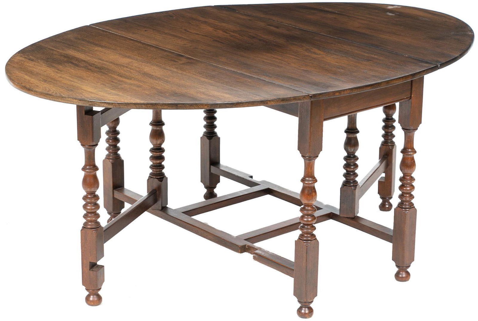 Rustic Farmhouse Drop Leaf Dining Table (1 of 4)