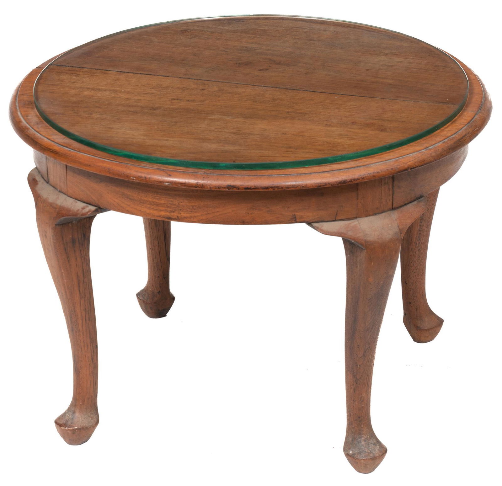 French Provincial Glass Top Occasional Table (1 of 4)