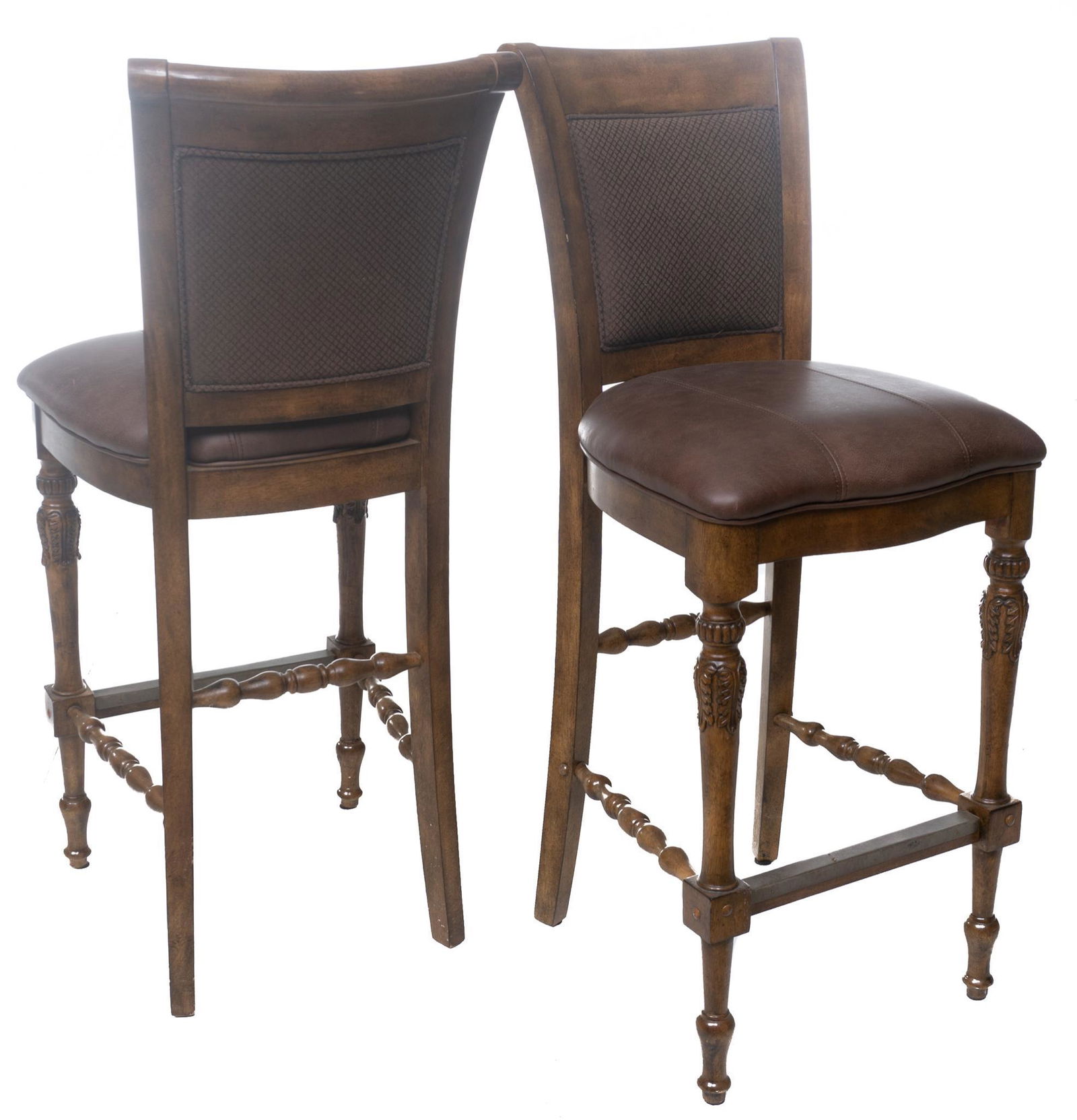 Pair of Contemporary Bar Stools (1 of 3)