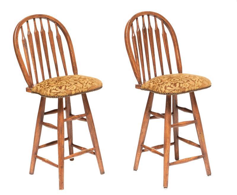 Pair of Farmhouse Bar Stools (1 of 3)