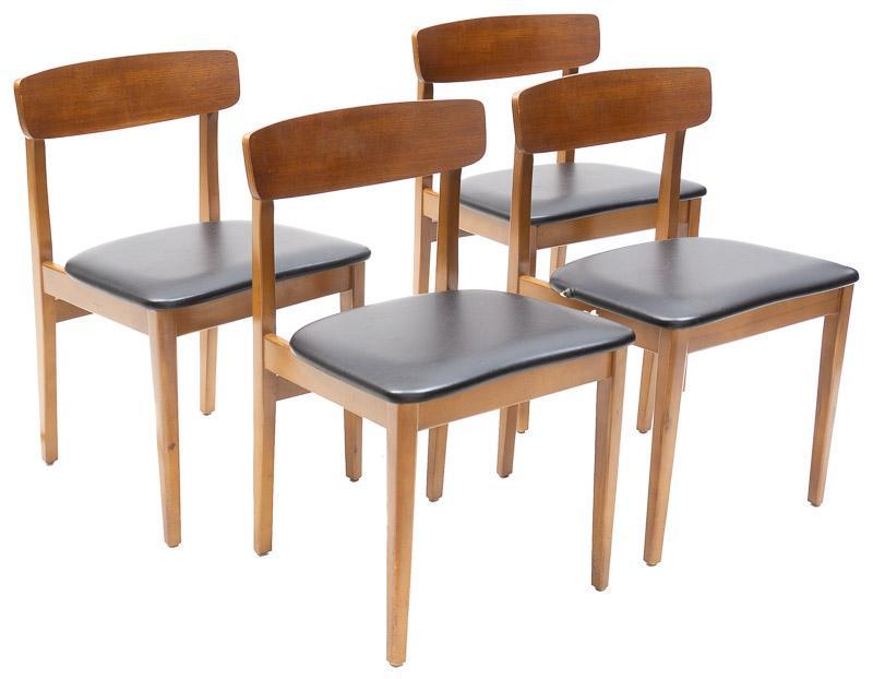 Set of 4 Mid-Century Dining Chairs (1 of 3)
