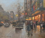 Édouard Cortès (1882-1969), "Porte St. Denis, Paris"