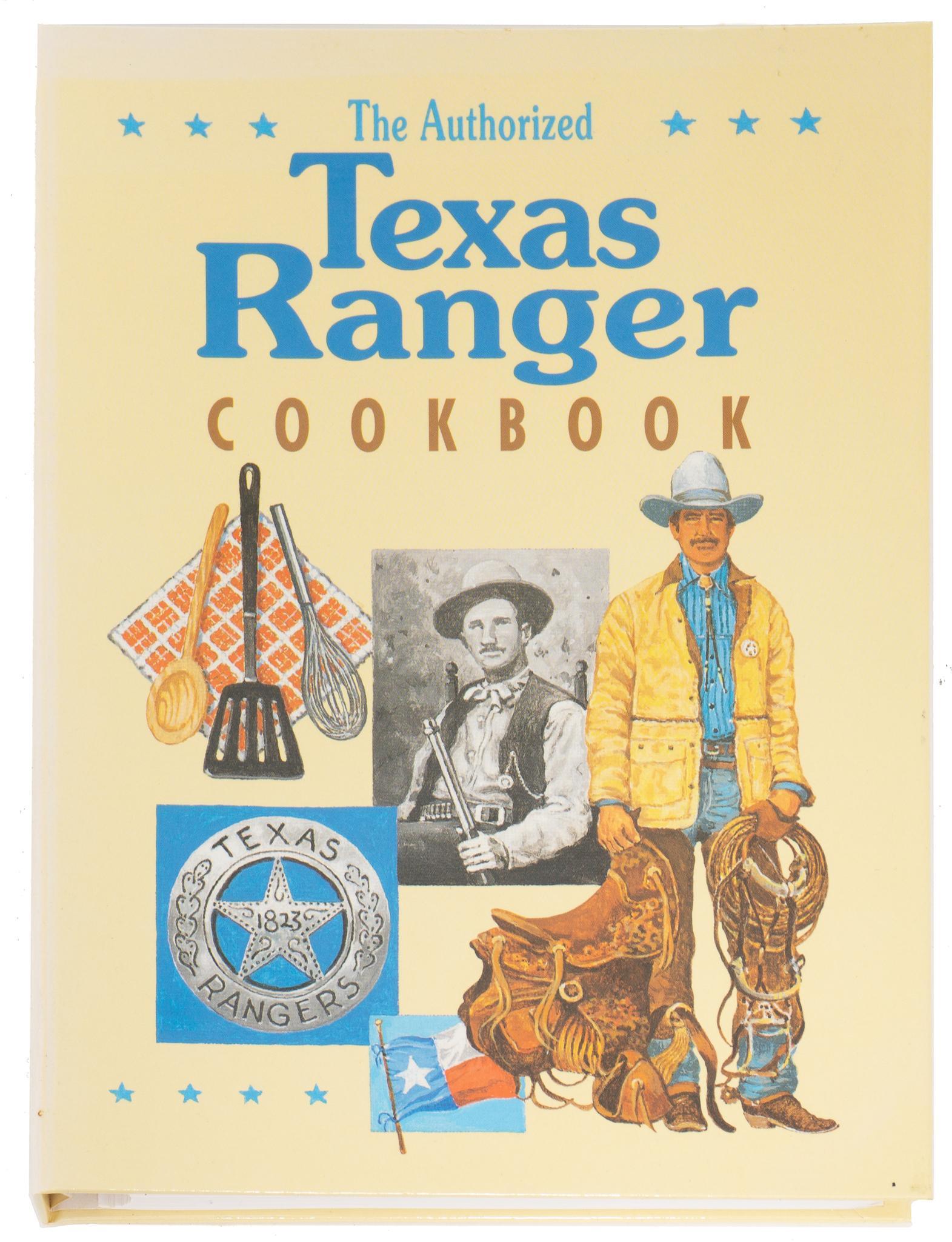 The Authorized Texas Ranger Cookbook with Bill Chappell: The Authorized Texas Ranger Cookbook with Bill Chappell Sketch, published 1994, cover and interior illustrations by Bill Chappell (1919-2010) Provenance: The Estate of Alton Jackson "Jack" Green Jr. (