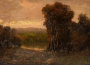 Julian Onderdonk (1882-1922), Landscape at Dusk, oil