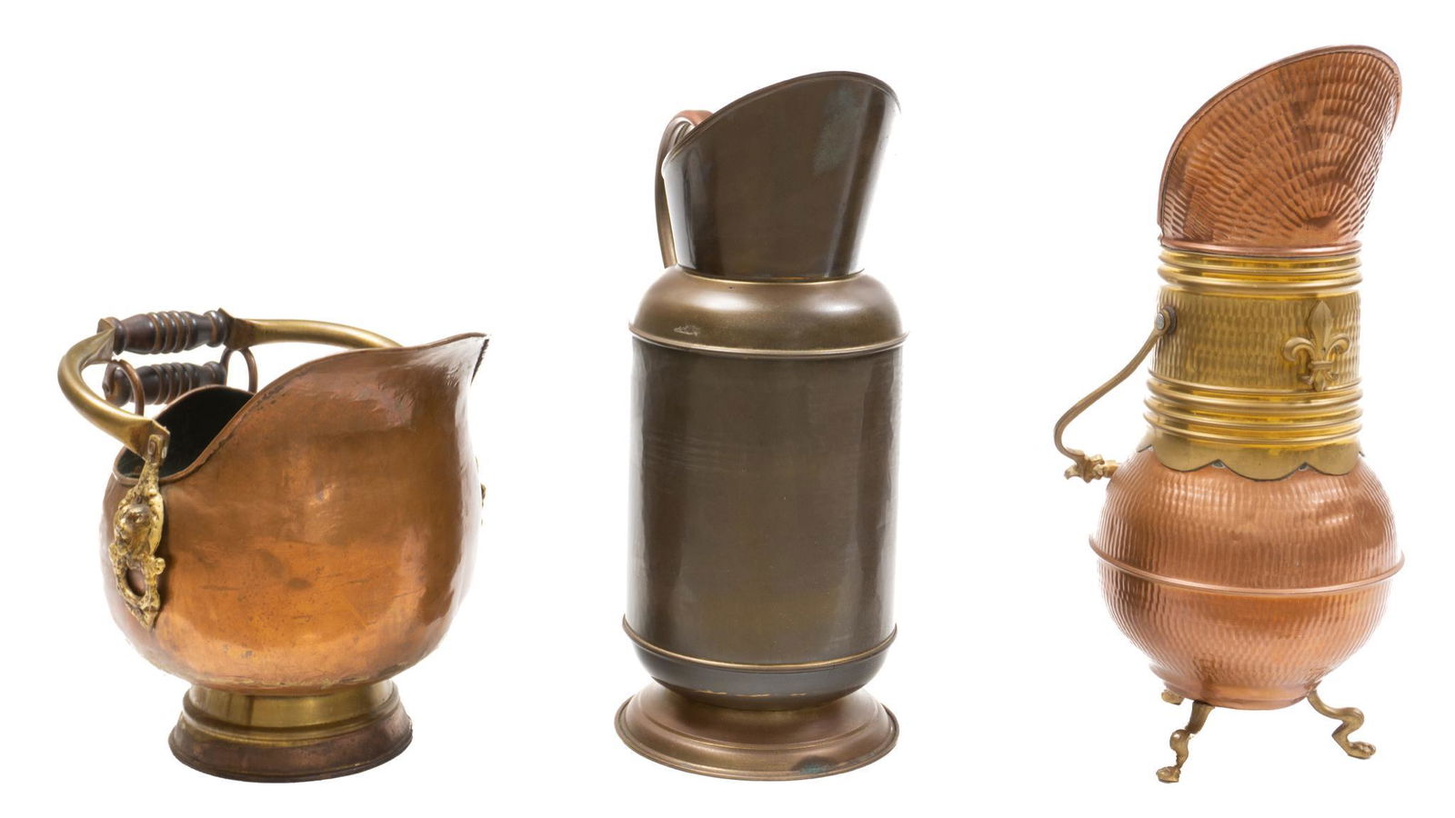 Lot of 3 Vintage Farmhouse Copper Goods (1 of 3)