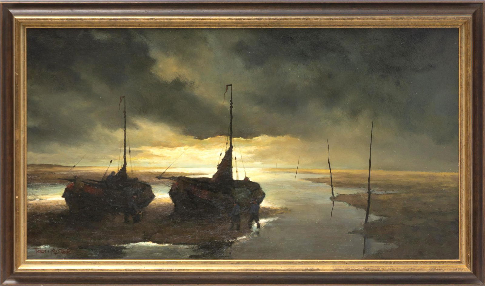 Toon Koster, Fishermen by Nightfall (1 of 4)