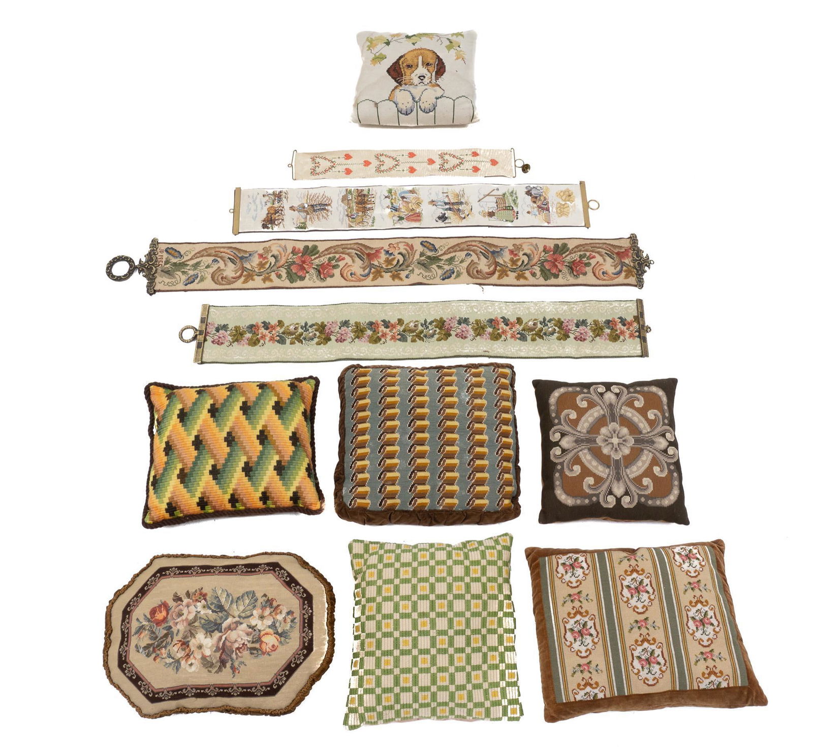 Lot of 11 Swedish Farmhouse Textiles (1 of 4)