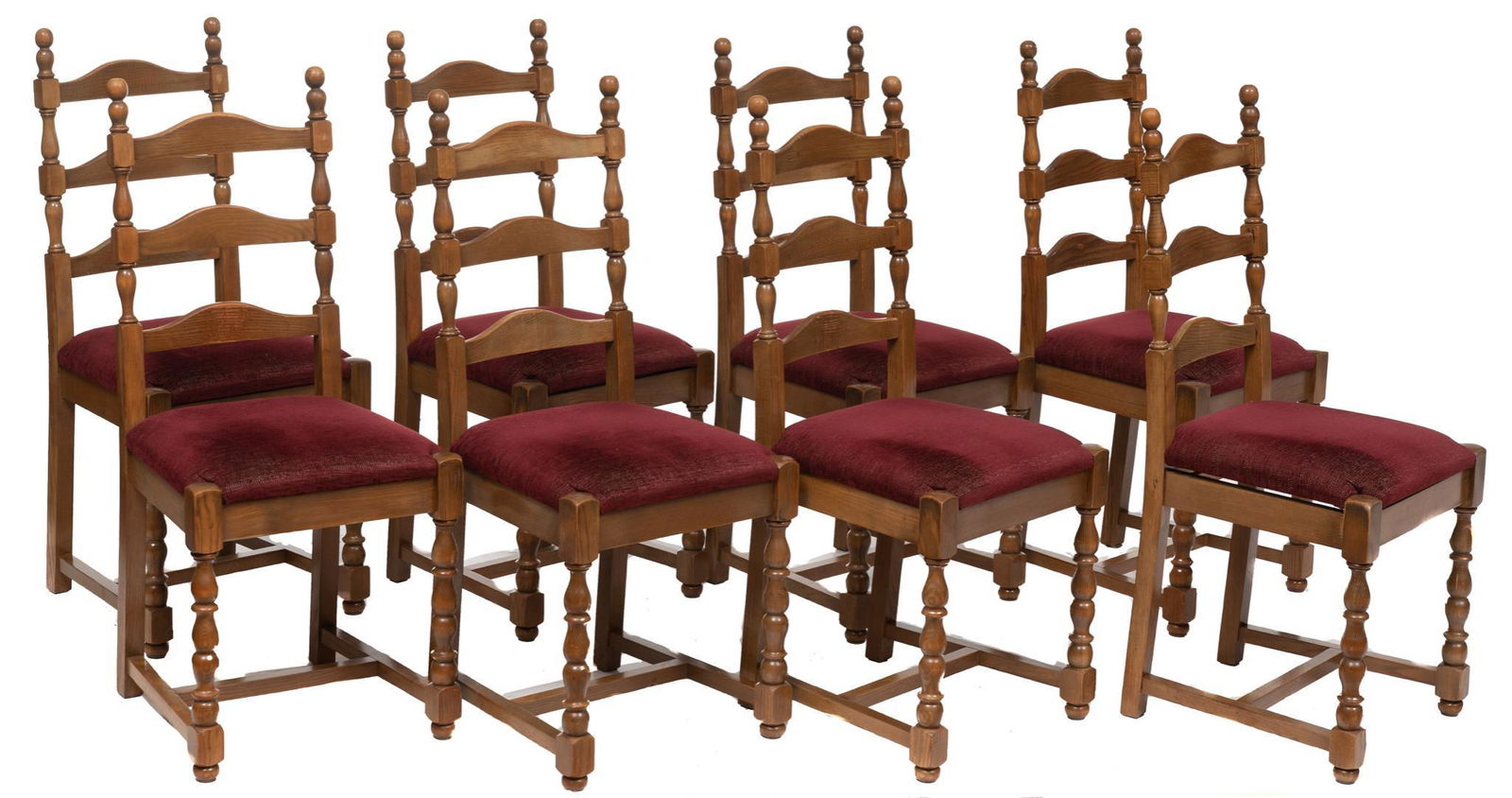 Set of 8 French Provincial Dining Chairs (1 of 3)