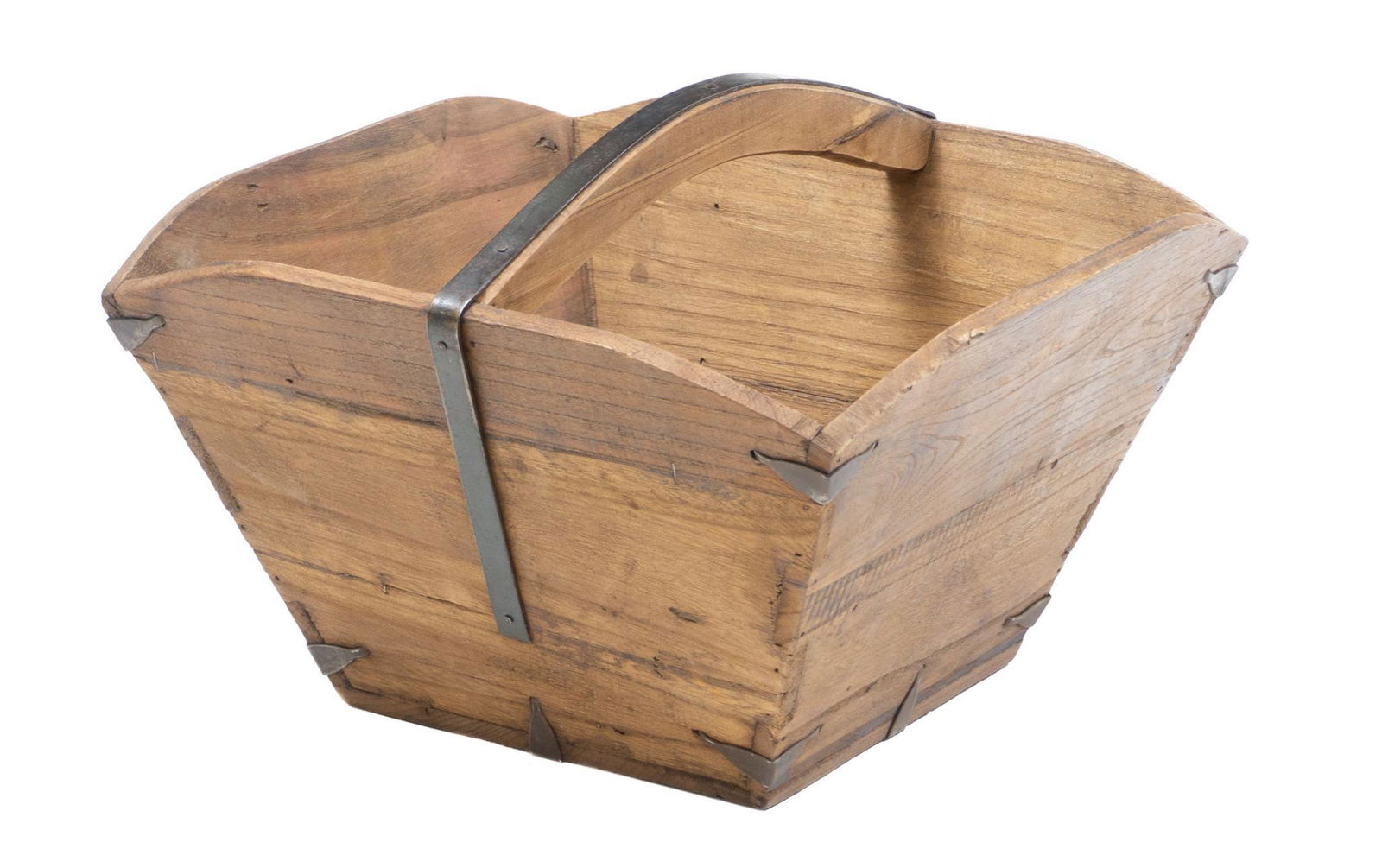 Vintage French Vineyard Harvest Basket (1 of 3)