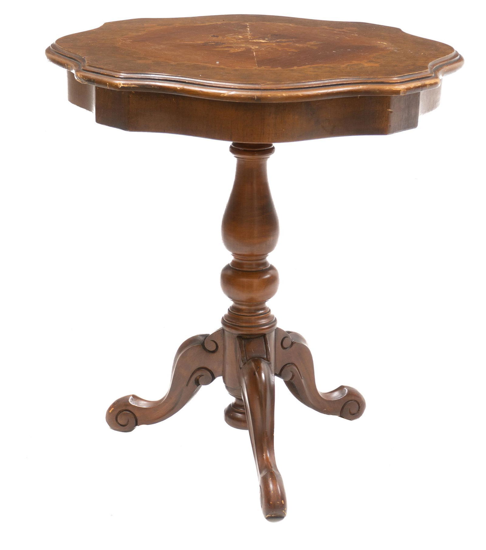 French Marquetry Occasional Table (1 of 3)