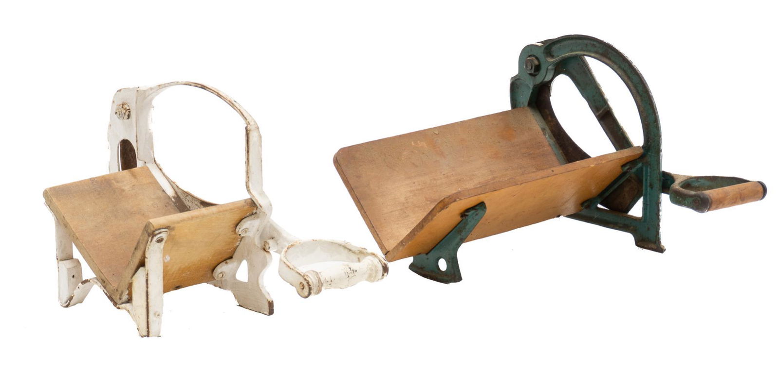 Pair of Vintage Farmhouse Cabbage Cutters (1 of 4)