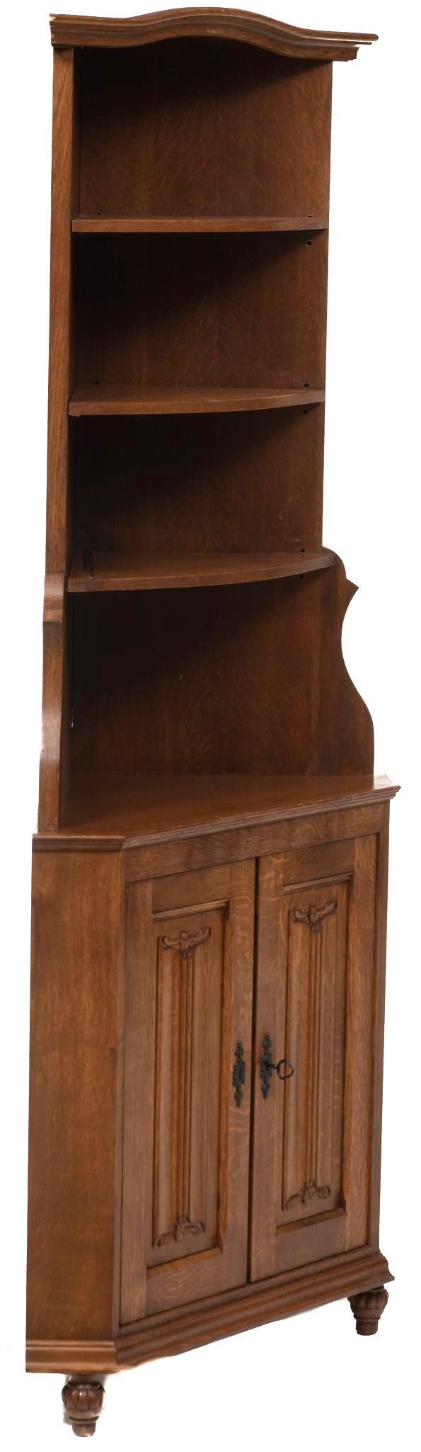 Swedish Jacobean Corner Cabinet (1 of 4)