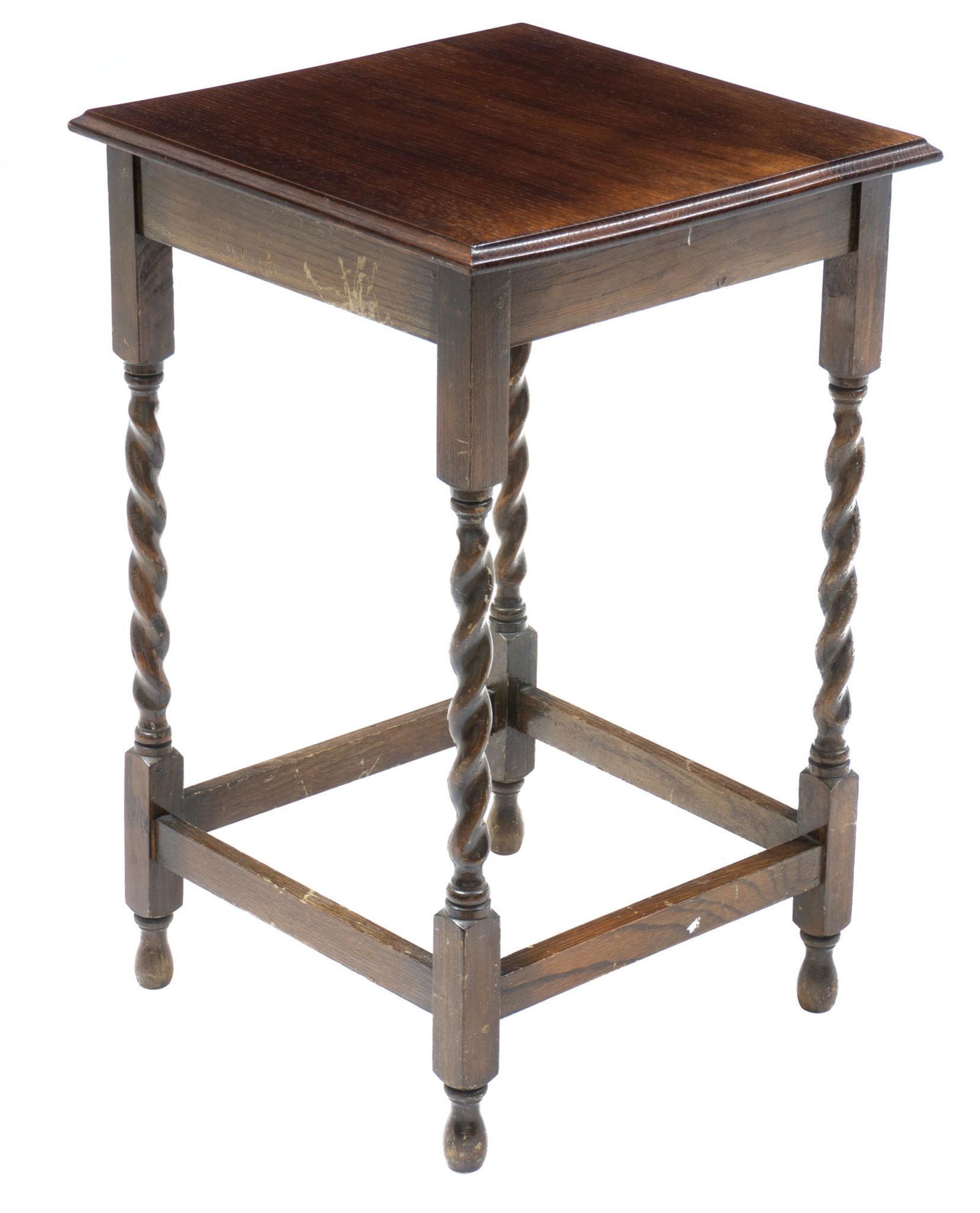 English Barley Twist Side Table (1 of 3)