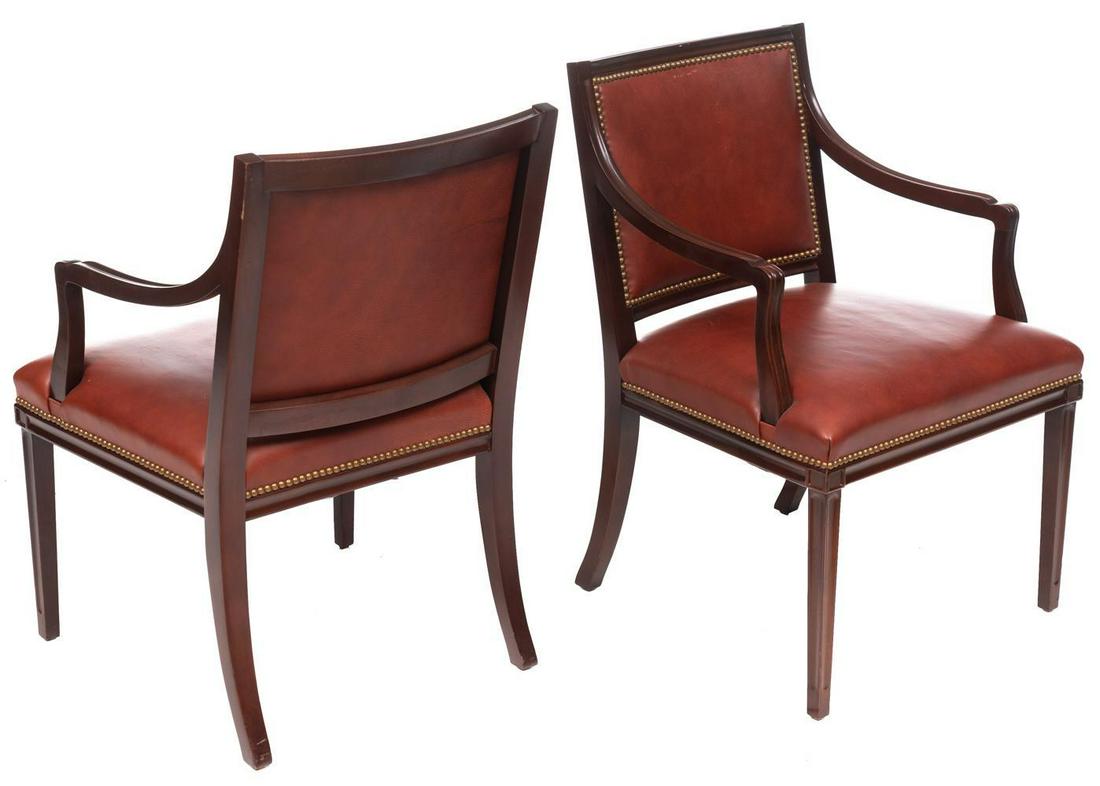 Pair of Hancock & Moore Arm Chairs (1 of 3)