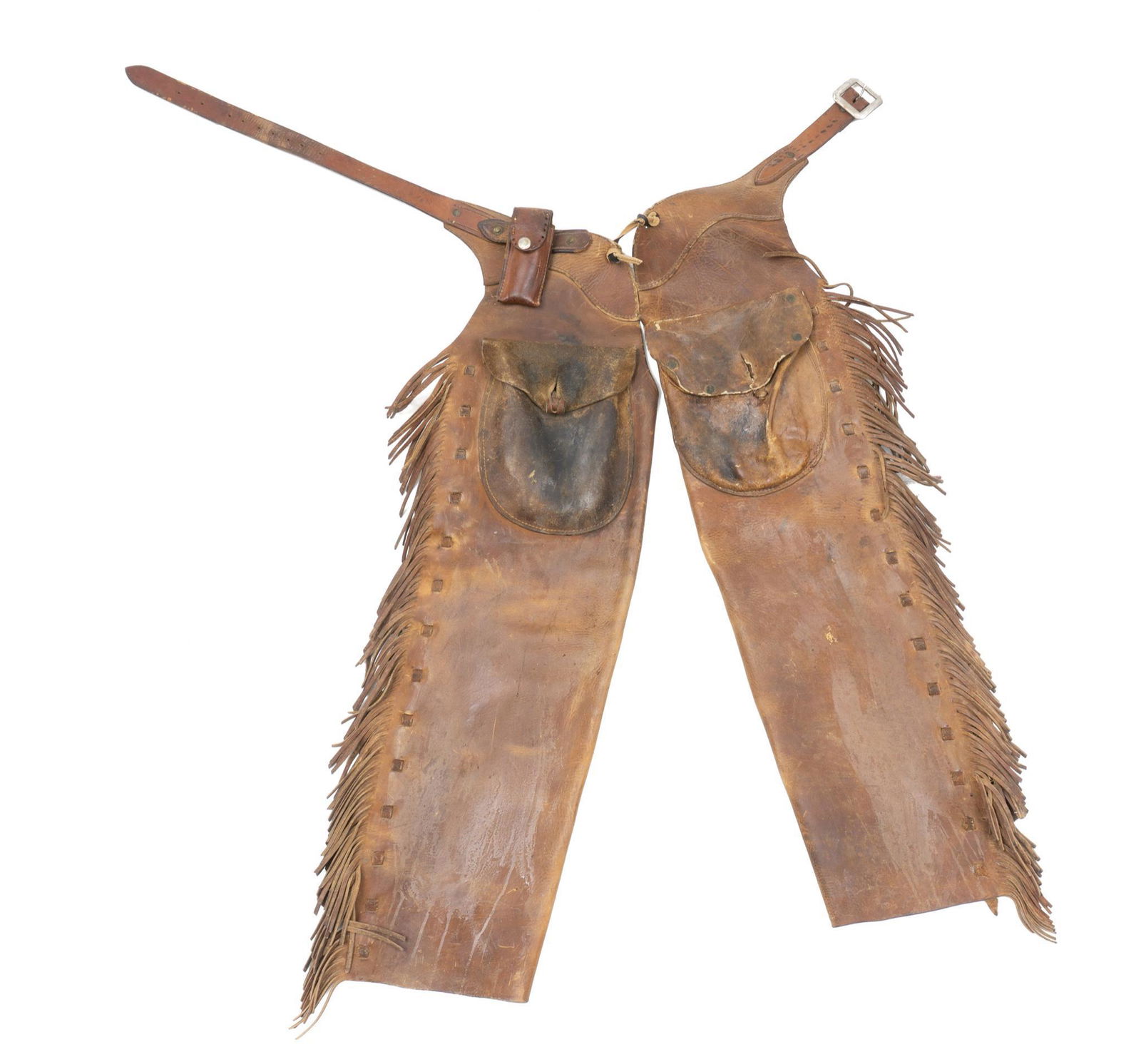 Shotgun Style Spaghetti Fringe Cowboy Chaps (1 of 3)