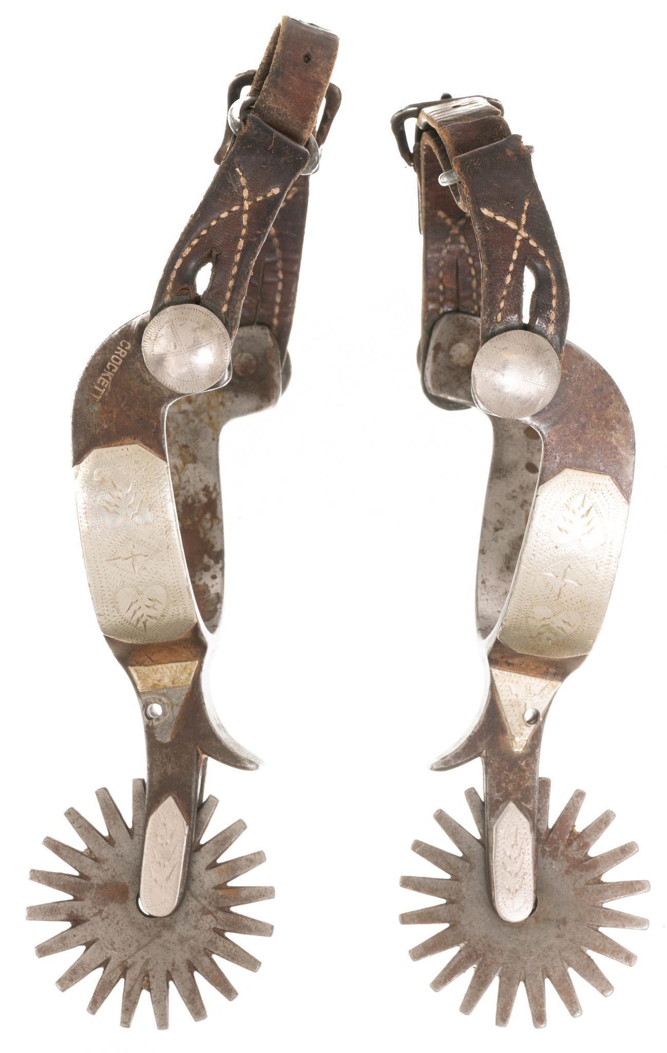 Crockett Silver Mounted Spurs (1 of 4)