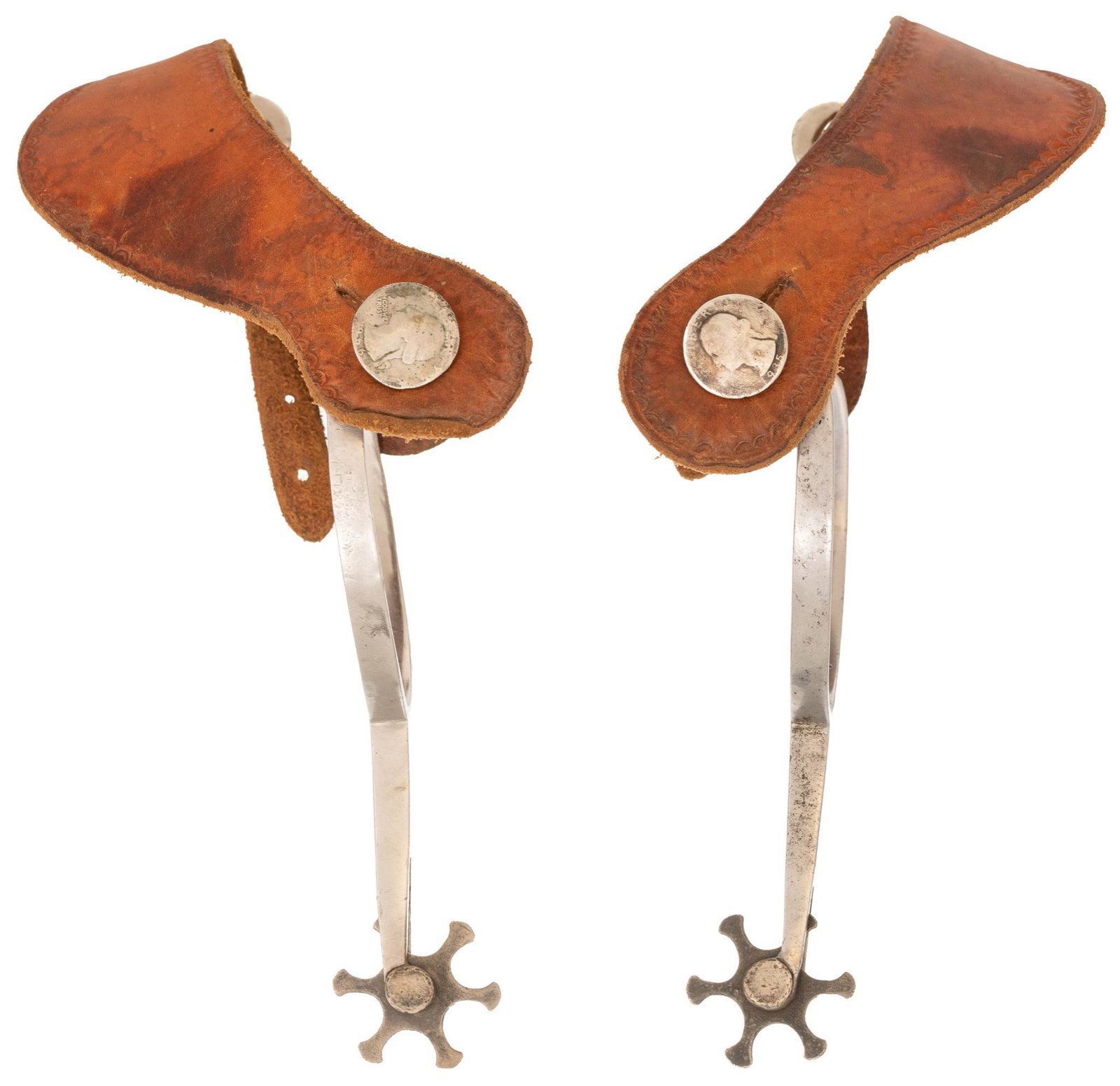 Louie 'Cowboy' Traylor So. Texas Bianchi School Spurs: Louie 'Cowboy' Traylor So. Texas Bianchi school spurs Provenance: An Alamo Heights, TX Estate We happily provide seamless shipping services on everything we sell. Please email us at shipping@vogt