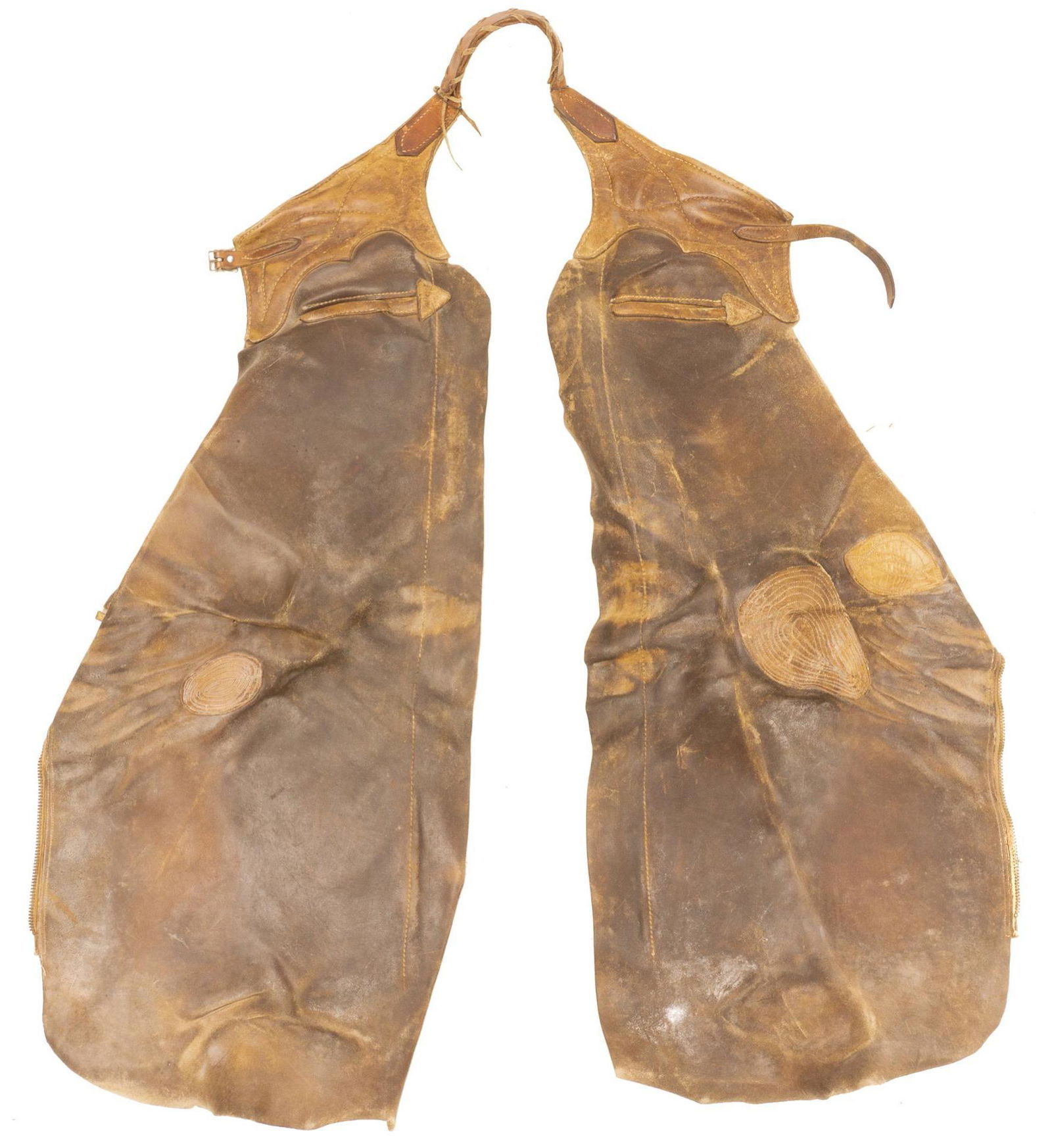 Early Texas Leather Cowboy Chaps (1 of 3)