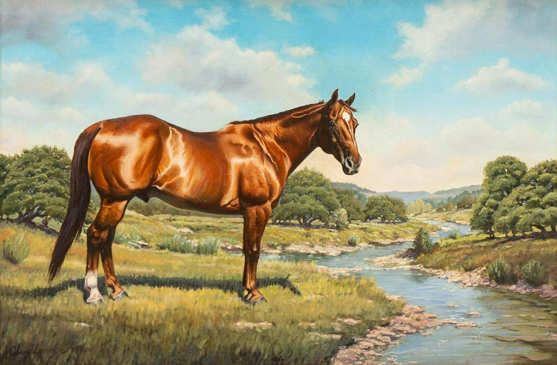 Cheryl Lynn (20th C.), Horse Portrait, 1999 (1 of 4)