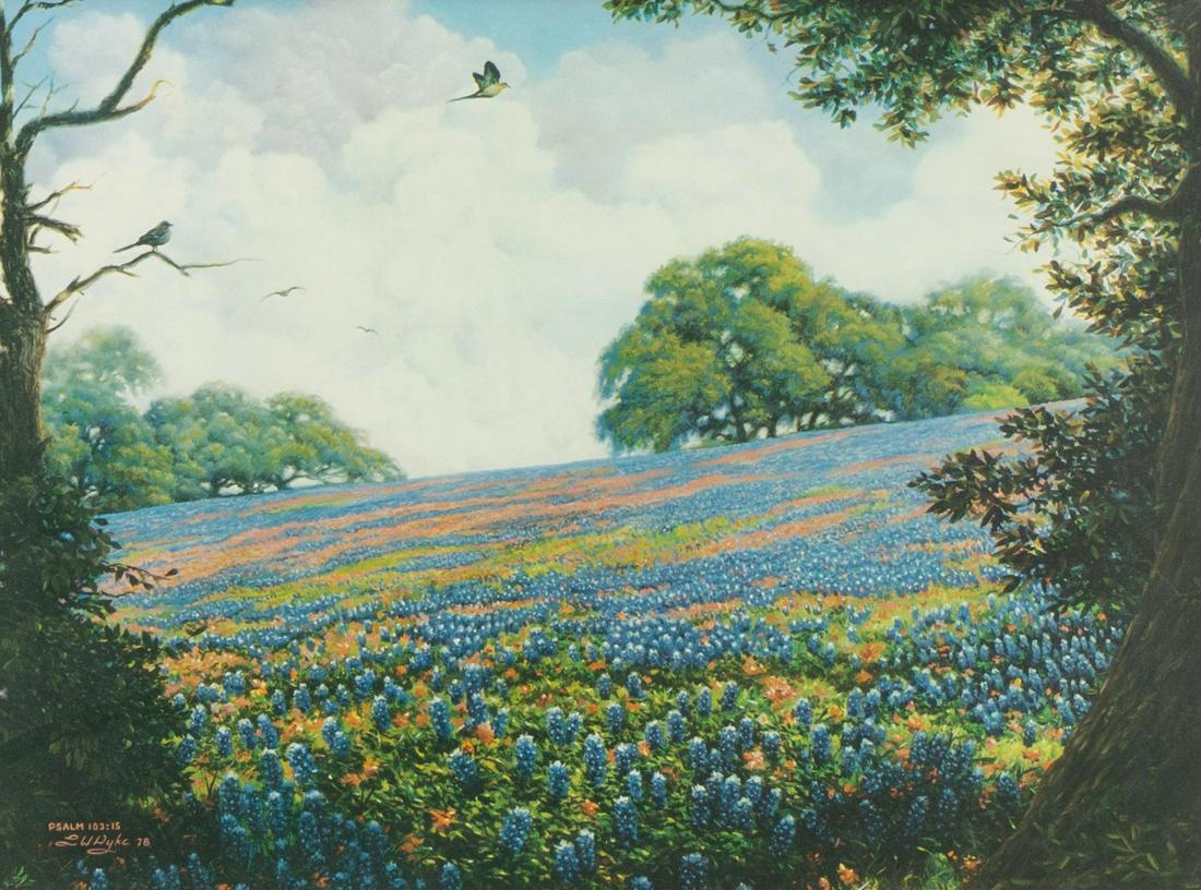 Larry Dyke (b. 1942, TX), "Psalm 103:15", 1978 (1 of 4)