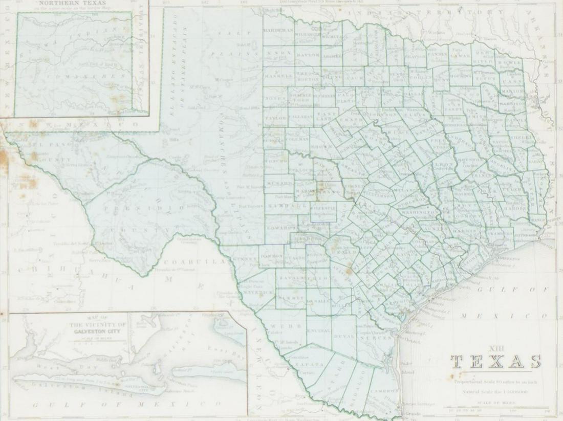 Vintage Texas Map (1 of 4)