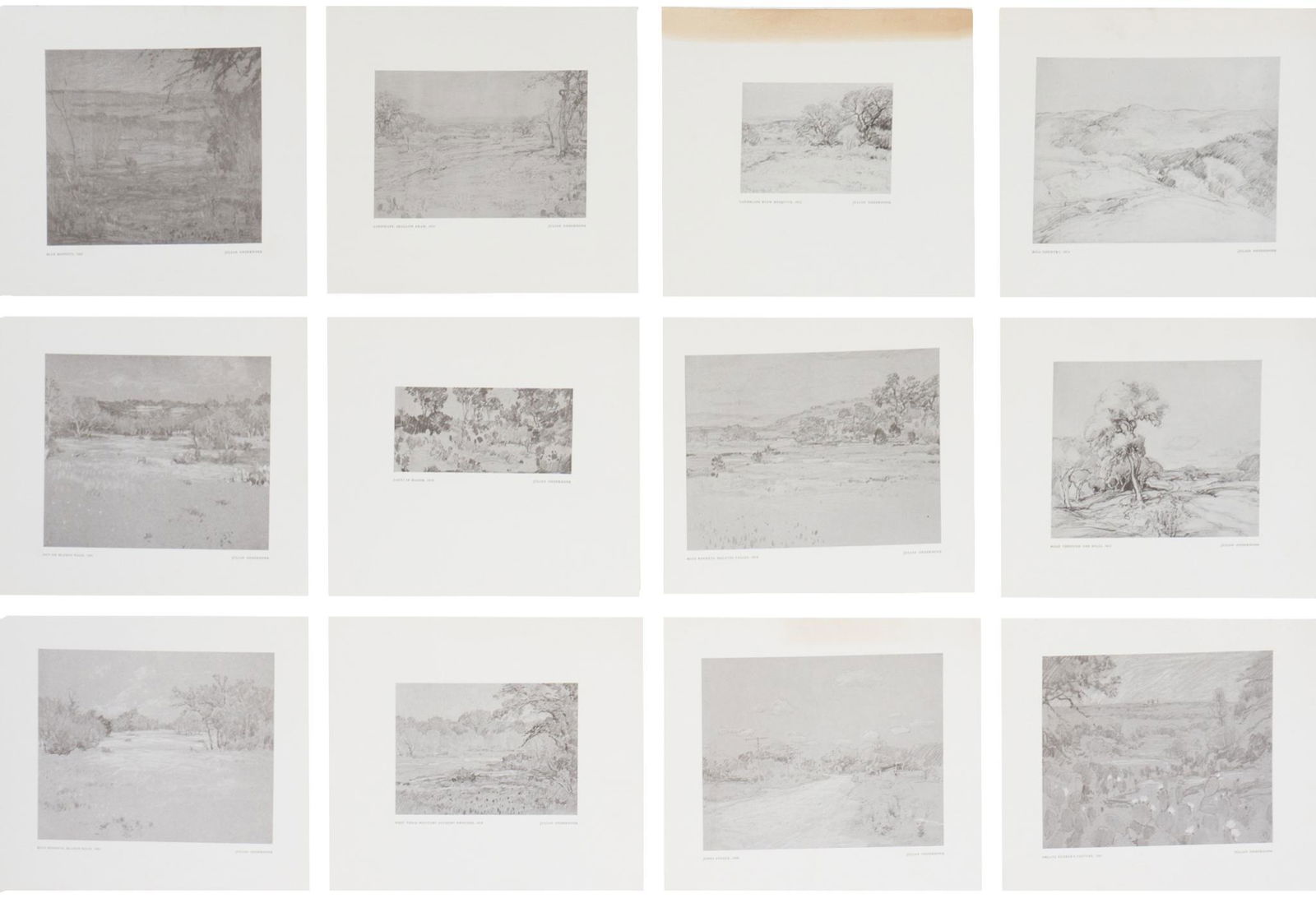 Julian Onderdonk (1882-1922), Set of 12 Prints (1 of 2)