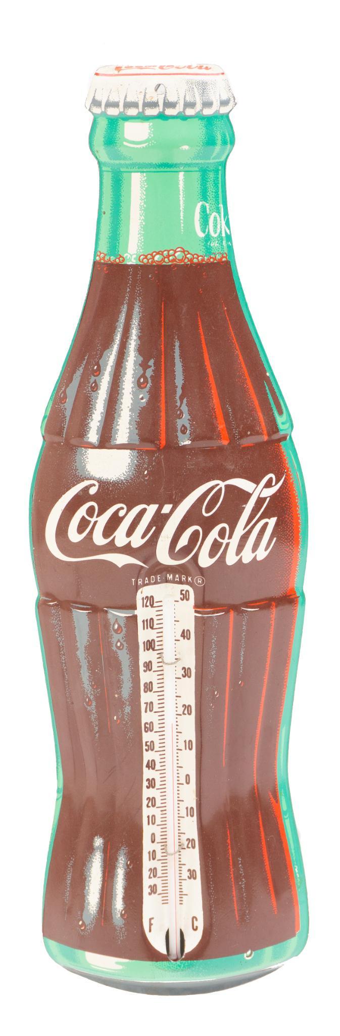 Vintage Metal Coca-Cola Bottle Advertising Sign (1 of 3)
