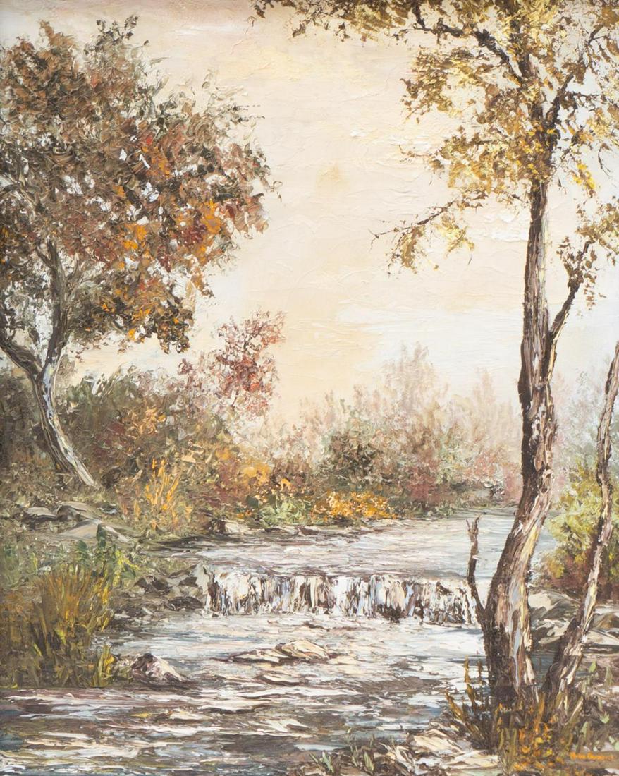 Helen Chambers (20th C., TX), River Scene (1 of 6)