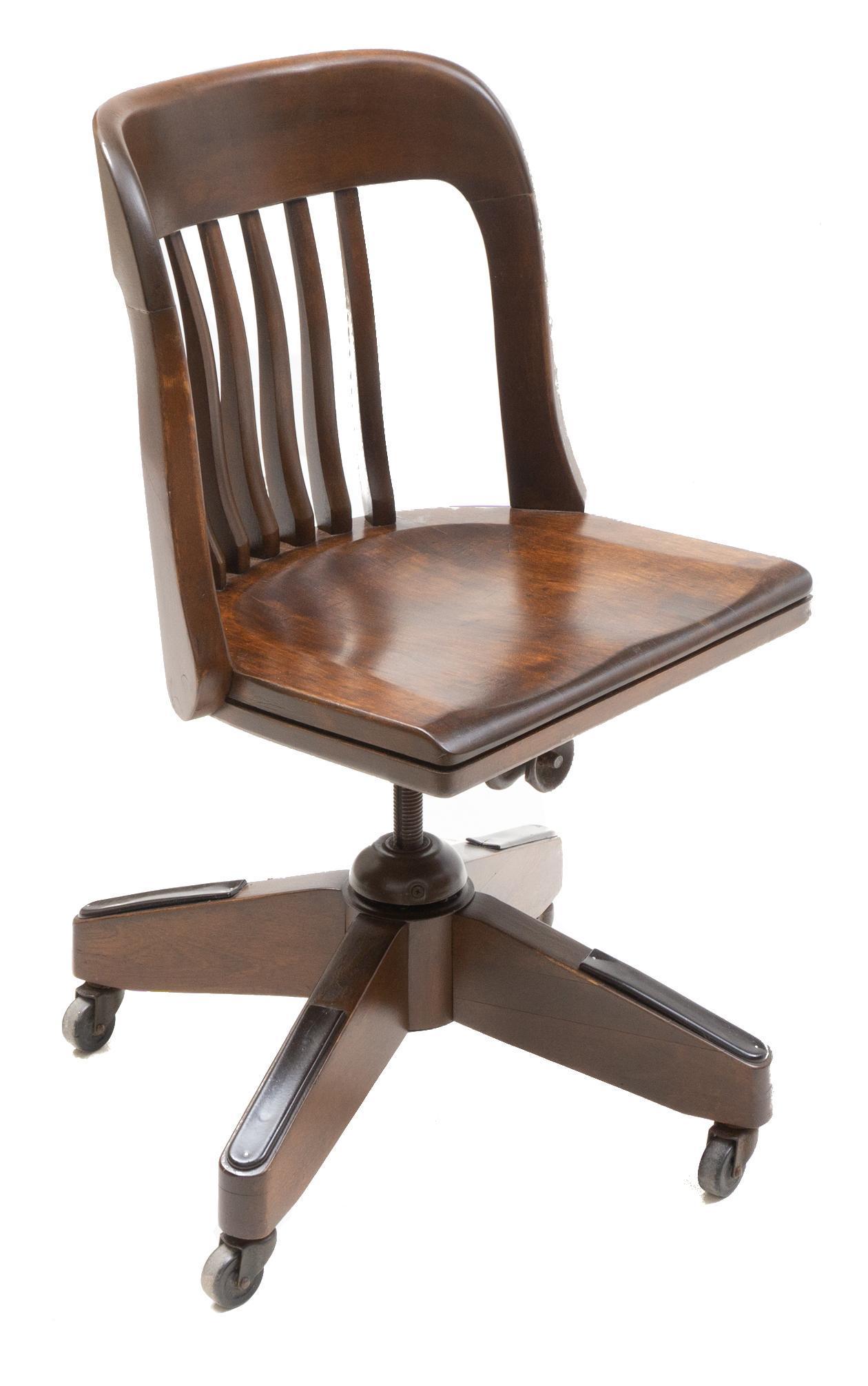 Vintage Wooden Office Chair (1 of 3)