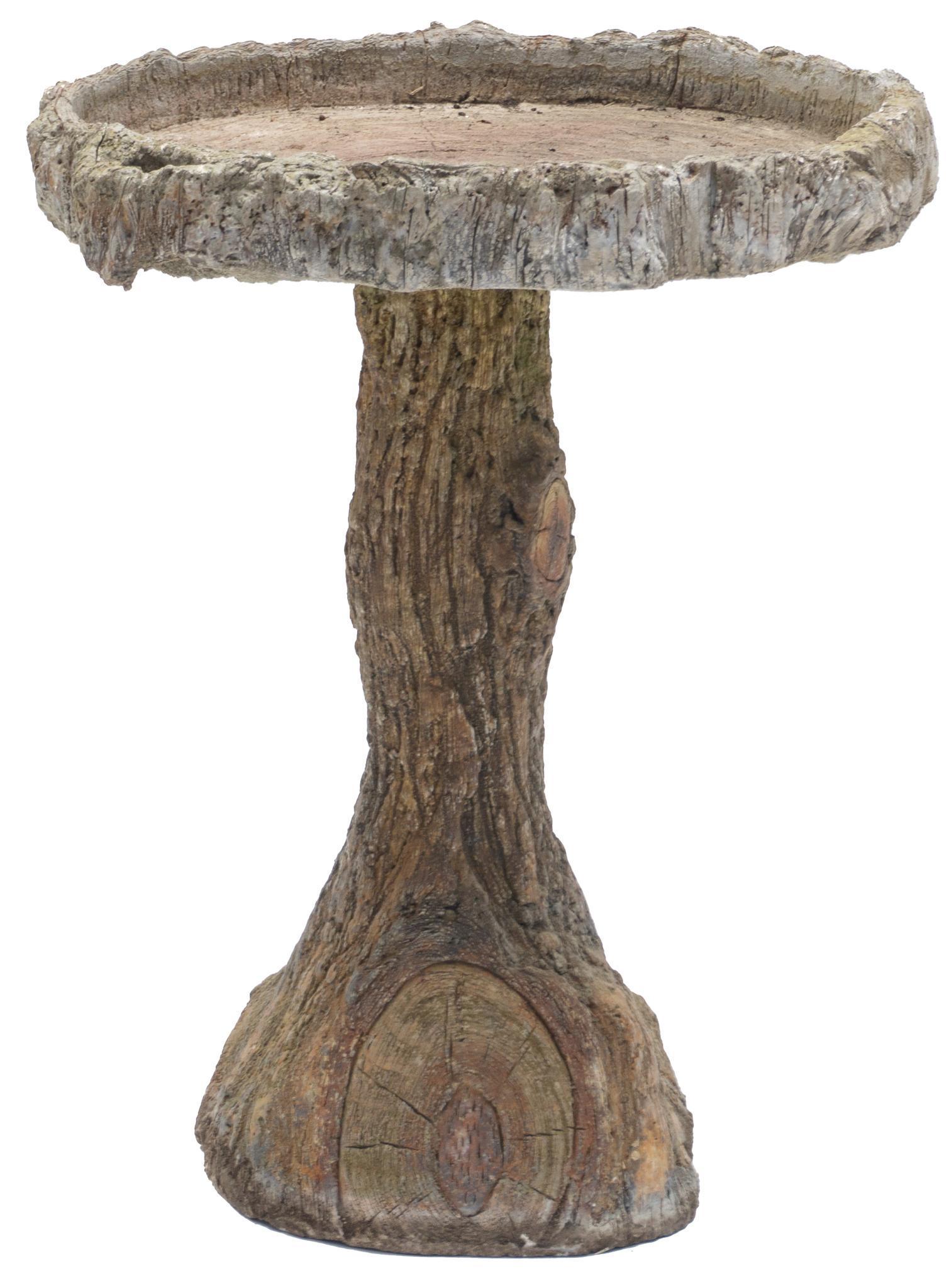 Faux Bois Garden Bird Bath (1 of 3)
