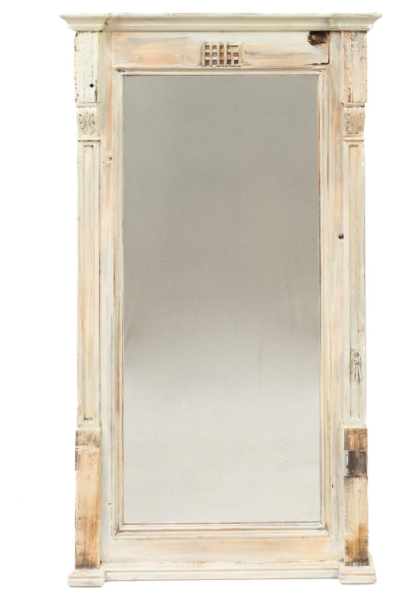 Rustic Full Length Mirror: Rustic wooden framed full length mirror 76 x 43" We happily provide seamless shipping services on everything we sell. Please email us at shipping@vogtauction.com or call 210-822-6155 for more in