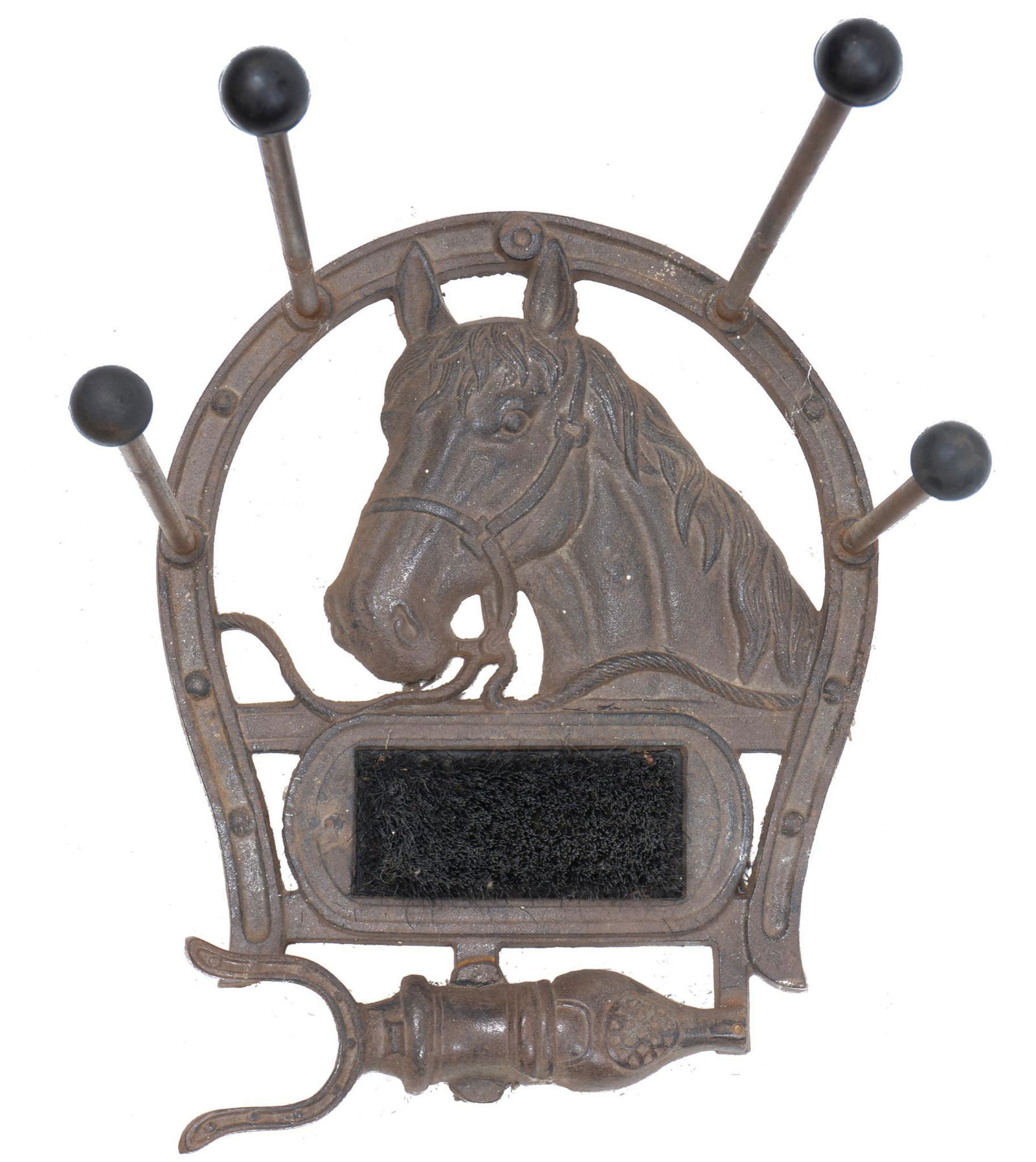 Vintage Cast Iron Boot Scrape and Stand (1 of 4)