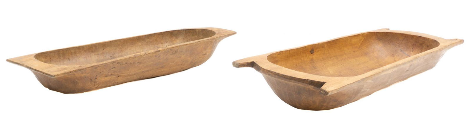 Pair of Rustic Farmhouse Dough Trays (1 of 3)