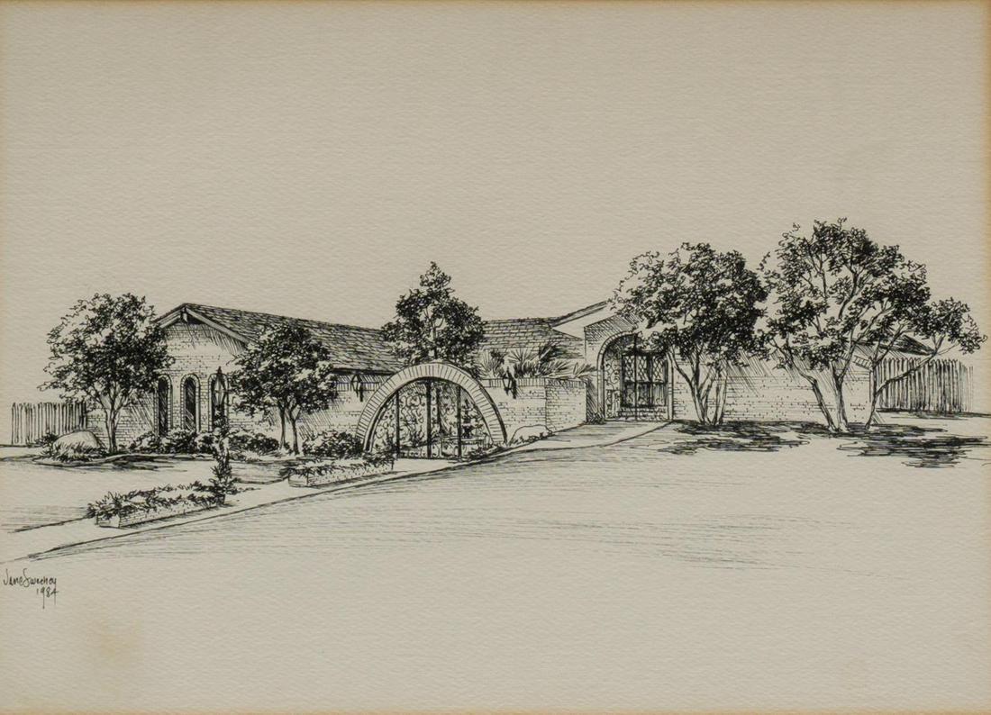 Jane Sweeney (20th C.), "Our Home", 1984 (1 of 4)