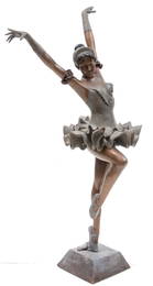 Life Size Ballerina, Bronze