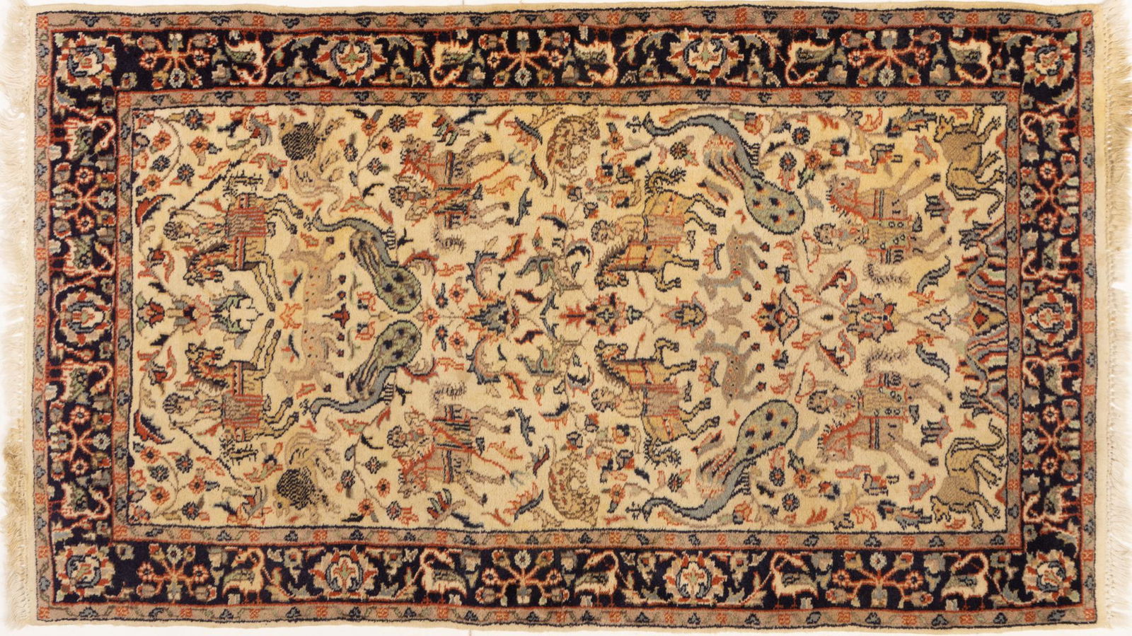 Handwoven Persian Qum Style Estate Rug, 5'4" x 3'1" (1 of 2)