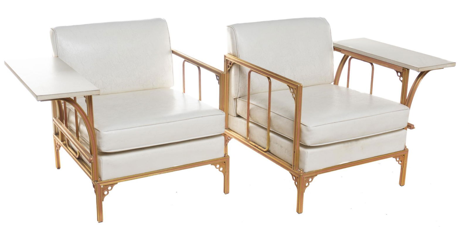 Pair of Troy Sunshade "Cymbal" Leather Chairs (1 of 4)