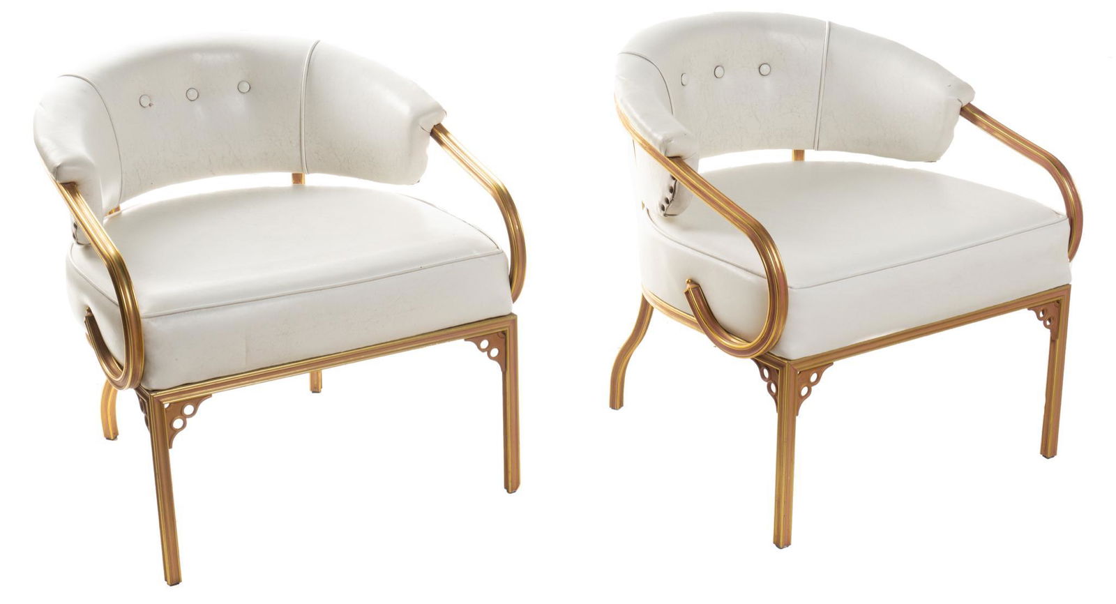 Pair of Troy Sunshade "Cymbal" Leather Chairs (1 of 3)