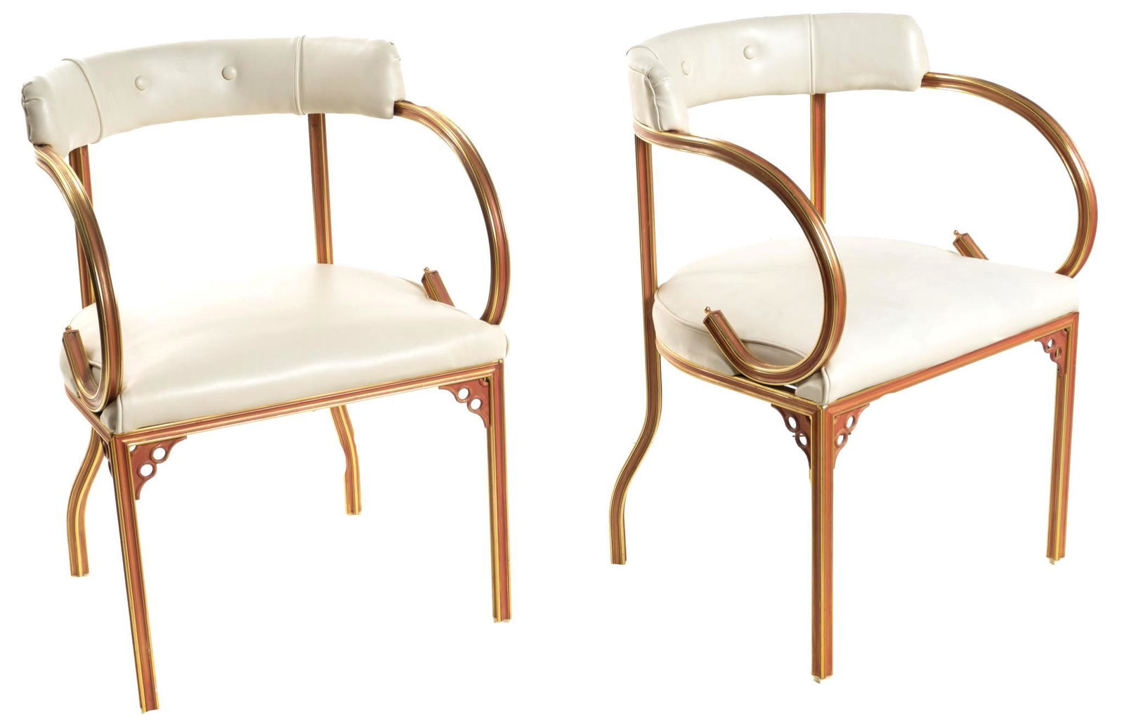 Pair of Troy Sunshade "Cymbal" Leather Chairs (1 of 4)