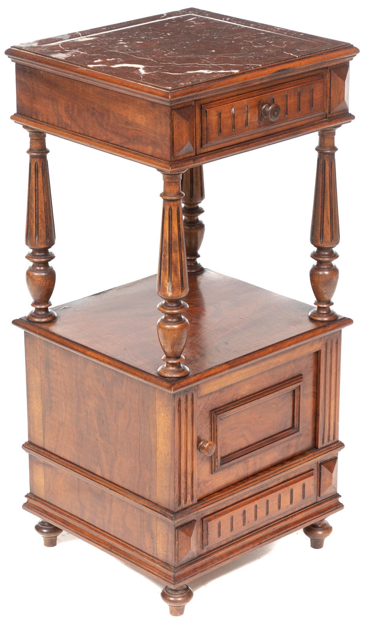 Henri II Style Night Stand (1 of 4)