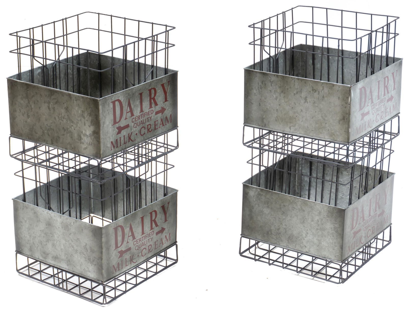 Lot of 4 Industrial Baskets (1 of 3)